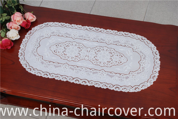 PVC Vinyl Lace Silver Doilies/Doilies with Silver Lace